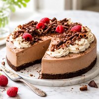 Light Chocolate Cheesecake