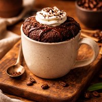 Light Coffee Mug Chocolate Cake