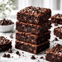 Light Double Chocolate Chip Brownies
