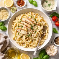 Light Er Alfredo Sauce with Pasta