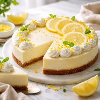 Light Lemon Cheesecake