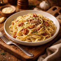 Light Linguine Carbonara