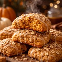 Light Pumpkin Oat Scones