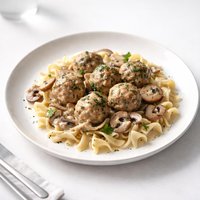 Light Tasty Meatball Stroganoff