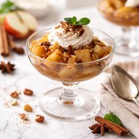 Light Tasty Spiced Apple Dessert