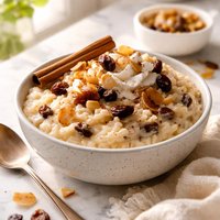 Lighten Up Creamy Raisin Rice Pudding
