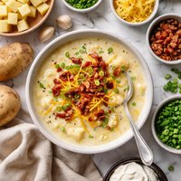 Lightened Up Crock Pot Potato Soup