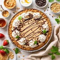 Lightened Up Peanut Butter Pie