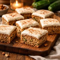 Lightened Zucchini Bars