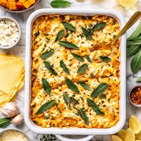 Lighter Butternut Squash Lasagna