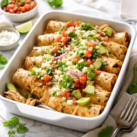 Lighter Chicken Enchiladas