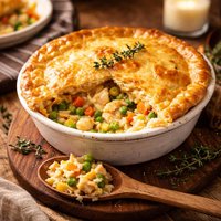 Lighter Chicken or Veggie Pot Pie