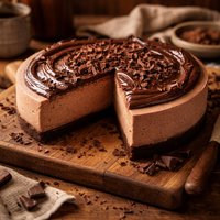Lighter Chocolate Cheesecake