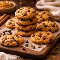 Lighter Pumpkin Chocolate Chip Cookies