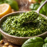 Lighter Spinach Pesto Sauce