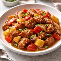 Lighter Sweet and Sour Pork