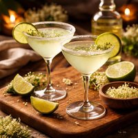 Lime and Elderflower Martini