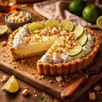 Lime and Macadamia Tart