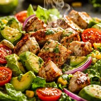 Lime Chicken Avocado Salad