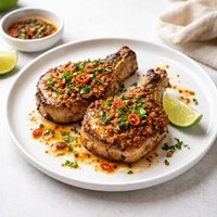 Lime Chili and Brown Sugar Pork Chops
