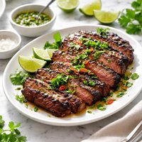 Lime Cilantro Grilled Steak