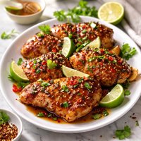 Lime Paprika and Honey Glazed Chicken