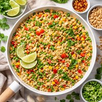 Lime Peanut Rice Pilaf