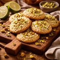 Lime Pistachio Cookies