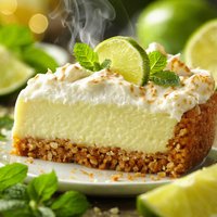 Limeade Pie with Graham Nut Crust