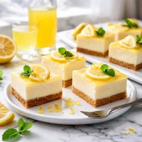 Limoncello Liqueur Plus Cheesecake Squares