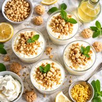 Limoncello Syllabub with Crushed Amaretti Cookies