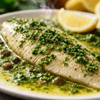 Linguado Com Salsa Verde Portuguese Fish in Parsley Sauce