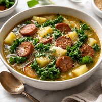 Linguica Kale and Potato Soup