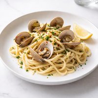 Linguine with Creamy White Clam Sauce
