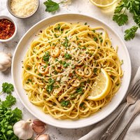 Linguine with Garlic Sauce