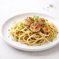 Linguine with Scallops