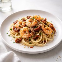 Linguine with Shrimp and Sun Dried Tomatoes