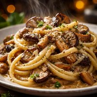 Linguine with Wild Mushroom Sauce