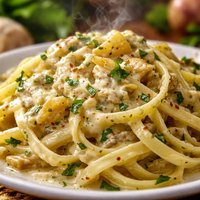 Linguini with Artichoke Sauce