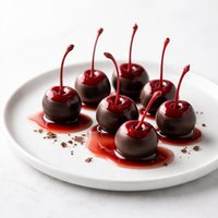 Liqueur Soaked Chocolate Maraschino Cherries