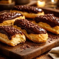 Lite Chocolate Eclair Dessert