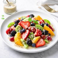 Lite Fruit Salad with Honey Poppy Seed Dressing by Paula Deen