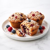 Lite Multiberry Muffins