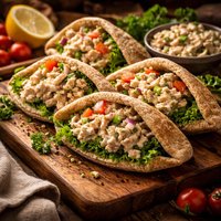 Liter Tuna Salad Pitas