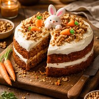 Little Bunny Foo Foo Cake Carrot Cake with Cream Cheese Frosti