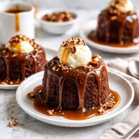Little Icky Sticky Puddings with Caramel Sauce