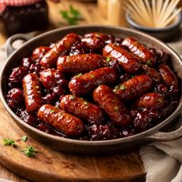 Little Smokies in Cherry Preserves