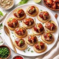 Liverwurst Rumaki Canapes