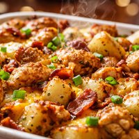 Loaded Baked Potato Chicken Casserole