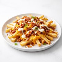 Loaded Cheese Fries with Bacon